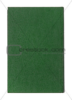 green book cover isolated on white background