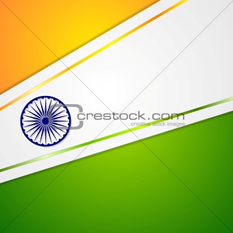 Corporate bright abstract background. Indian colors