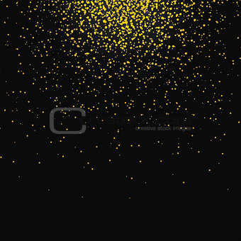 vector gold glittering bokeh stars dust