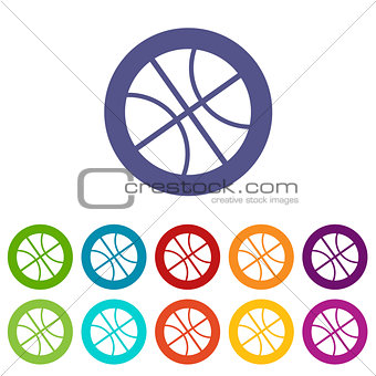 Basketball flat icon