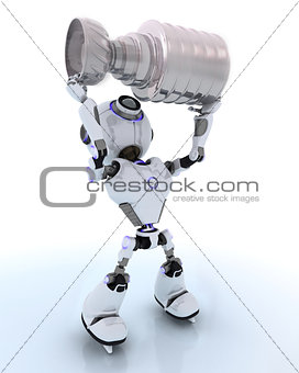 Robot ice hockey champion