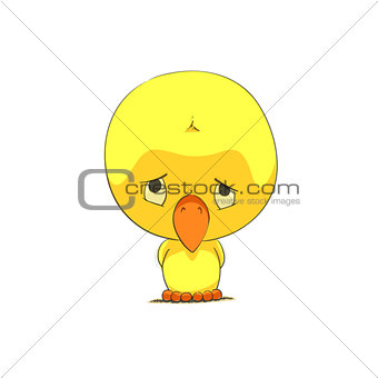 Cute chick character