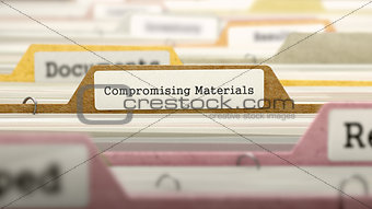 Folder in Catalog Marked as Compromising Materials.