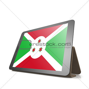 Tablet with Burundi flag