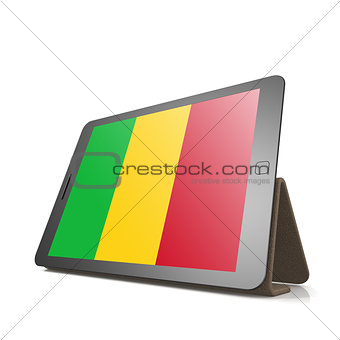Tablet with Mali flag