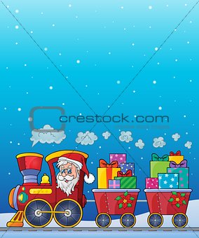Christmas train theme image 8