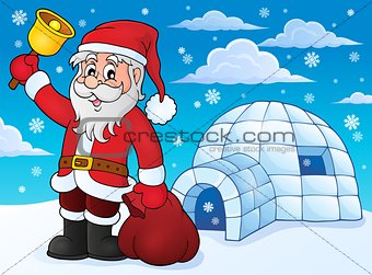 Igloo with Santa Claus theme 3