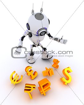Robot juggling finances