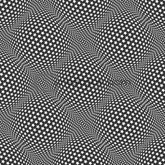 Stars pattern. Seamless texture.