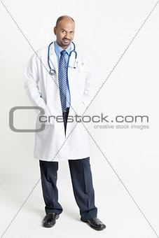 Mature Indian doctor full body