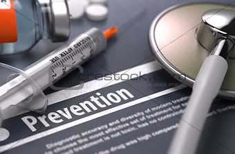 Prevention. Medical Concept.