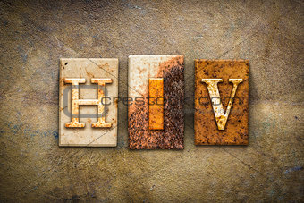 HIV Concept Letterpress Leather Theme