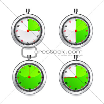 Set of timers. Vector