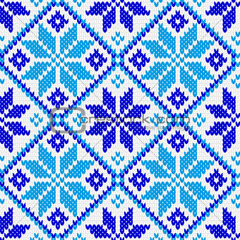 Nordic ornament knitting seamless texture
