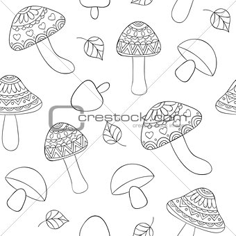 abstract mushrooms