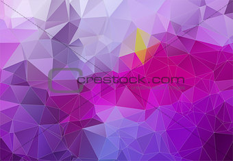 Violet abstract background consisting of angular shapes