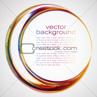 Techno Vector Curves Tapes Abstract Background