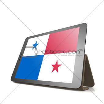 Tablet with Panama flag