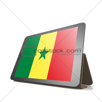 Tablet with Senegal flag