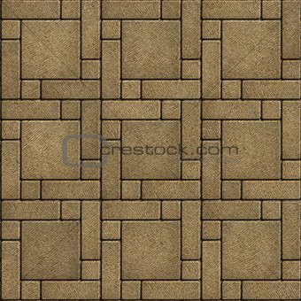 Sand Color Paving Slabs in the form of big Square..