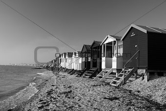 Beach Huts, Thorpe Bay, Essex, England 