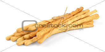 Toasted wheat breadsticks