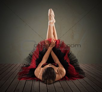 Pose classical  dancer
