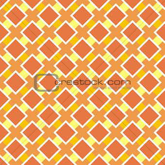 Tile vector orange pattern