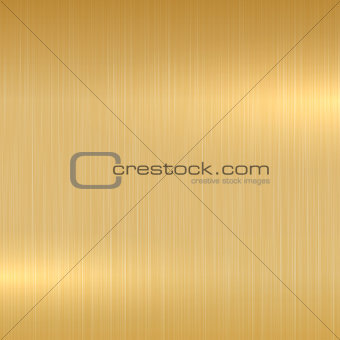 Gold polished surface.