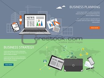 design for website of business planning,  analytis, strategy