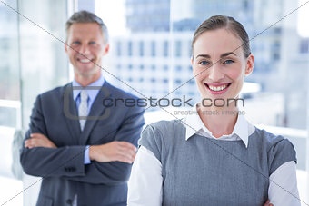 Businesswoman smiling at the camera