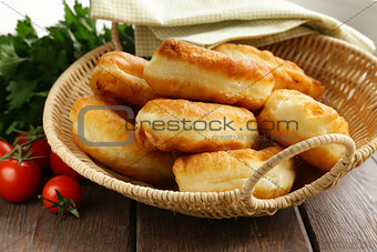 homemade fried pies with potatoes