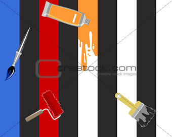 Color stripes and tools