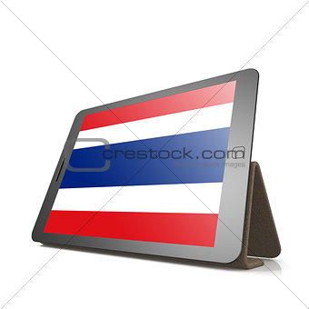 Tablet with Thailand flag