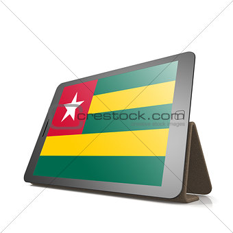 Tablet with Togo flag