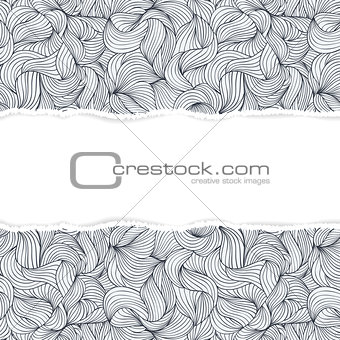 abstract seamless pattern with torn paper