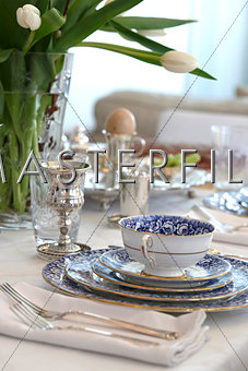 Passover Seder Table setting