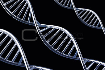 3D DNA helix background.