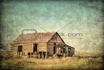 old homestead on Colorado prairie