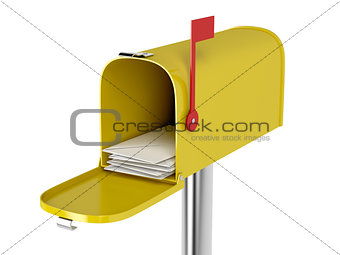 Mailbox with mails