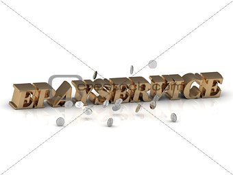 EPAYSERVICE- inscription of gold letters on white background