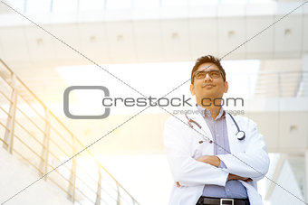 Asian medical doctor portrait