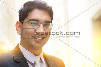 Asian Indian businessman smiling