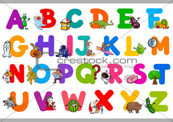 funny alphabet for kindergartens