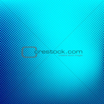 Blue abstract halftone background