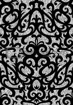 floral silver wallpaper