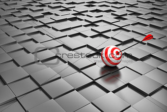Target on cubes