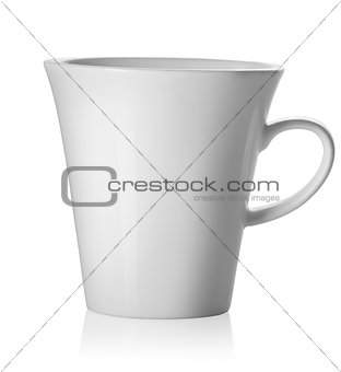 Teacup isolated on white