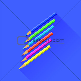 Vector Colored Pencils