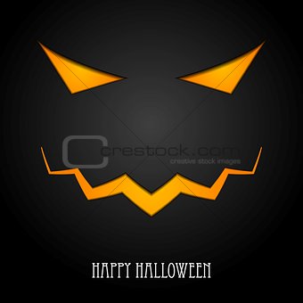 Halloween monster mask vector design